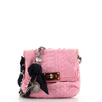 Lanvin Pop Shoulder Bag Python Mini