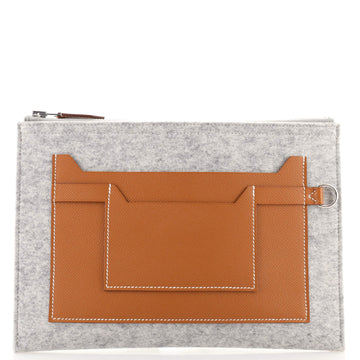 Hermes Toodoo Pouch Epsom and Wool 29