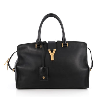 Saint Laurent Classic Y Cabas Leather Medium Black