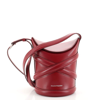 Alexander McQueen The Curve Bucket Bag Leather Mini
