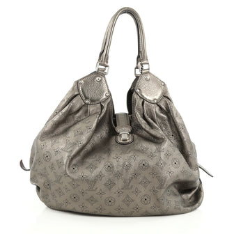Louis Vuitton XL Hobo Mahina Leather Gray 1911201