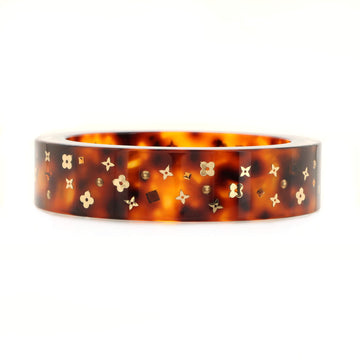 Louis Vuitton Inclusion Art Deco Bangle Bracelet Resin with Crystals