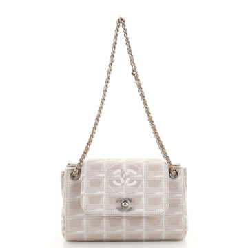 Chanel Travel Line Accordion Flap Bag Nylon Small