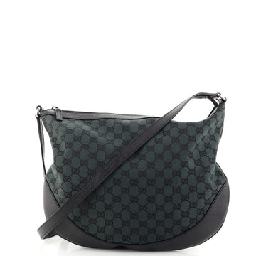 Gucci Half Moon Hobo Messenger (Outlet) GG Canvas Large