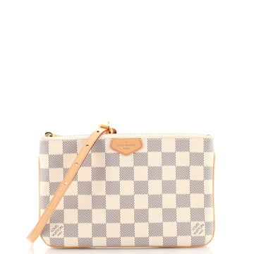 Louis Vuitton Double Zip Pochette Damier