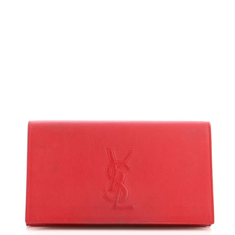 Saint Laurent Belle de Jour Clutch Leather Large