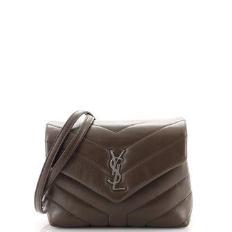 Saint Laurent LouLou Shoulder Bag Matelasse Chevron Leather Toy