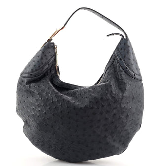 Gucci Glam Hobo Ostrich Medium
