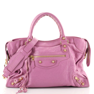 Balenciaga City Giant Studs Bag Leather Medium