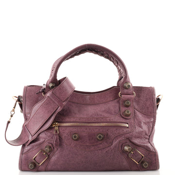 Balenciaga City Giant Studs Bag Leather Medium