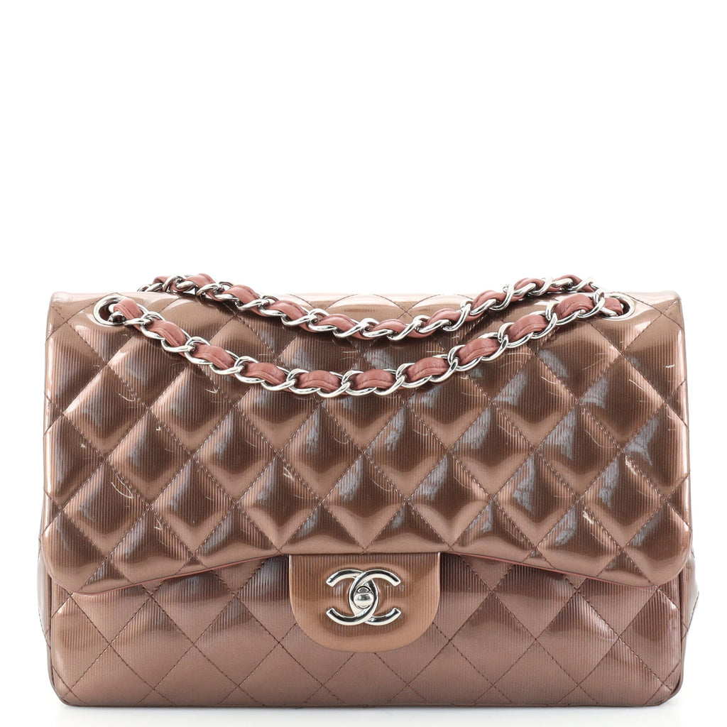 Chanel Classic Double Flap Quilted Jumbo Beige Clair - US