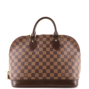 Louis Vuitton Vintage Alma Handbag Damier PM