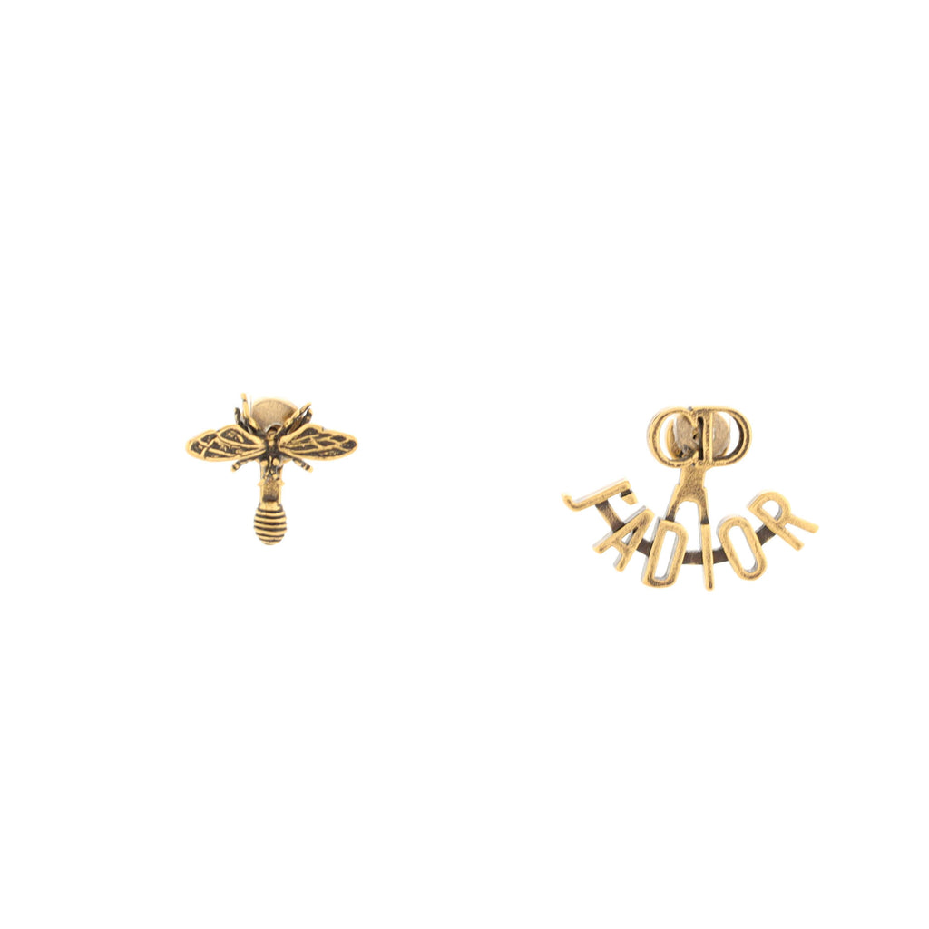 Dior Aged Gold JAdior Earrings  Lux Second Chance