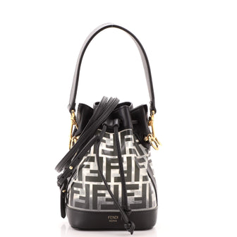 Fendi Mon Tresor Bucket Bag Zucca PU Mini