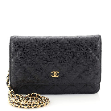 Chanel Wallet on Chain Quilted Caviar