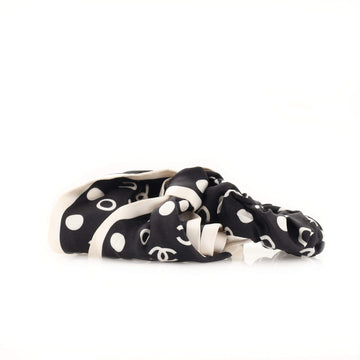 Chanel Scrunchie and Twilly Hair Tie Set Printed Silk