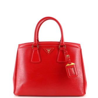 Prada Parabole Tote Vernice Saffiano Leather Medium