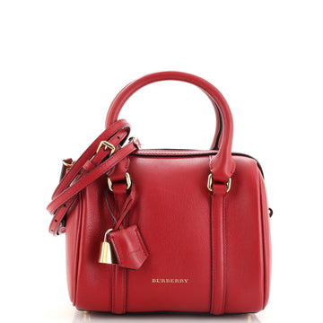 Burberry Alchester Bowling Bag Leather Small