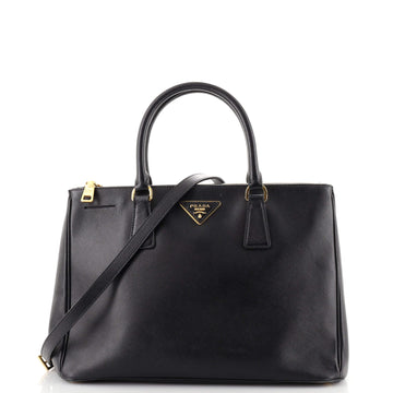 Prada Double Zip Lux Tote Saffiano Leather Large