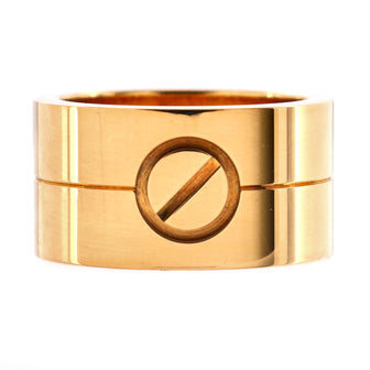 Cartier High Love Ring 18K Yellow Gold Wide