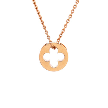Louis Vuitton Empreinte Pendant Necklace 18K Rose Gold