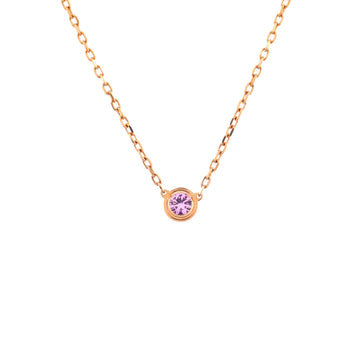 Cartier Cartier D'Amour 1 Pink Sapphire Necklace 18K Rose Gold