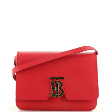Burberry TB Flap Bag Leather Small