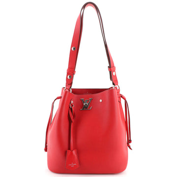 Louis Vuitton Lockme Bucket Bag Leather