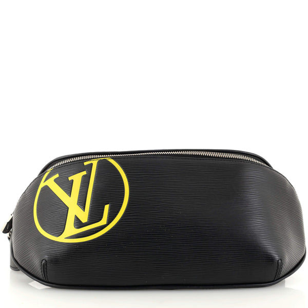 Louis Vuitton Bum Bag Initials Epi Leather Black 191417112
