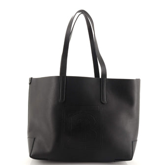 Burberry TB Logo Tote Leather Medium