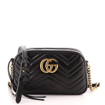 Gucci GG Marmont Shoulder Bag Matelasse Leather Small
