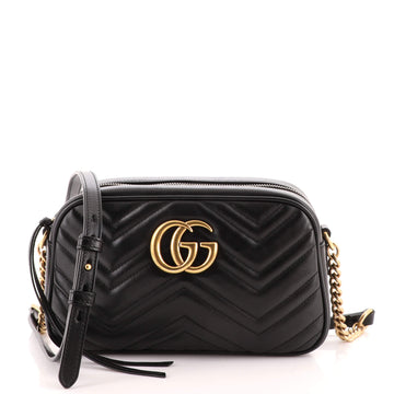 Gucci GG Marmont Shoulder Bag Matelasse Leather Small