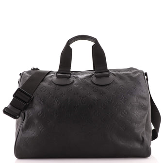 Louis Vuitton Speedy Bandouliere Bag Monogram Shadow Leather 40