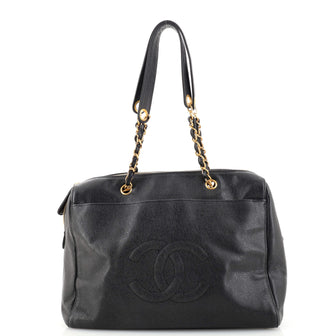 Chanel Vintage Timeless Zip Tote Caviar Medium