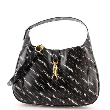 Gucci x Balenciaga The Hacker Project Jackie 1961 Hobo Printed Leather Medium