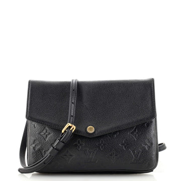 Louis Vuitton Twice Handbag Monogram Empreinte Leather