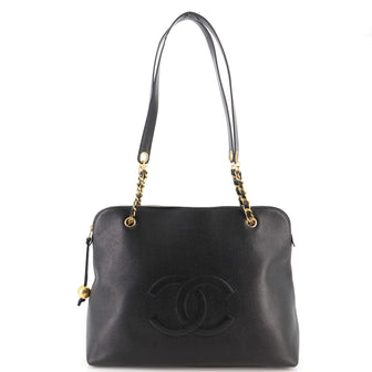 Chanel Vintage Timeless Zip Tote Caviar Large