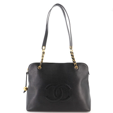 Chanel Vintage Timeless Zip Tote Caviar Large