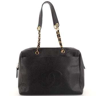 Chanel Vintage Timeless Zip Tote Caviar Medium
