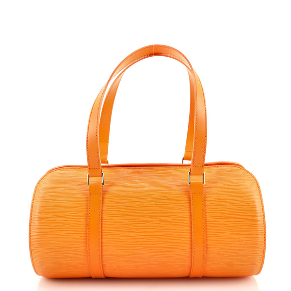 Louis Vuitton Orange Epi Leather Soufflot