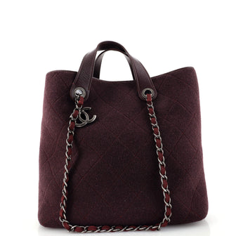 Chanel Pop Tote Quilted Felt Medium