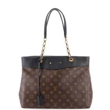 Louis Vuitton Pallas Shopper Monogram Canvas and Calfskin