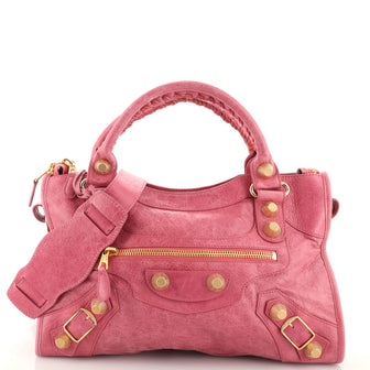 Balenciaga City Giant Studs Bag Leather Medium
