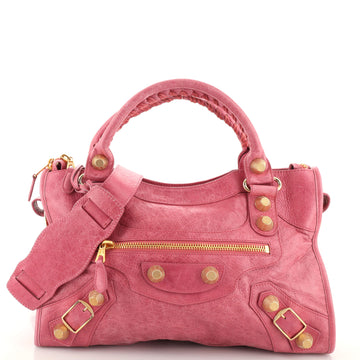 Balenciaga City Giant Studs Bag Leather Medium