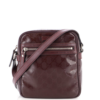 Gucci Zip Crossbody Bag GG Imprime Small
