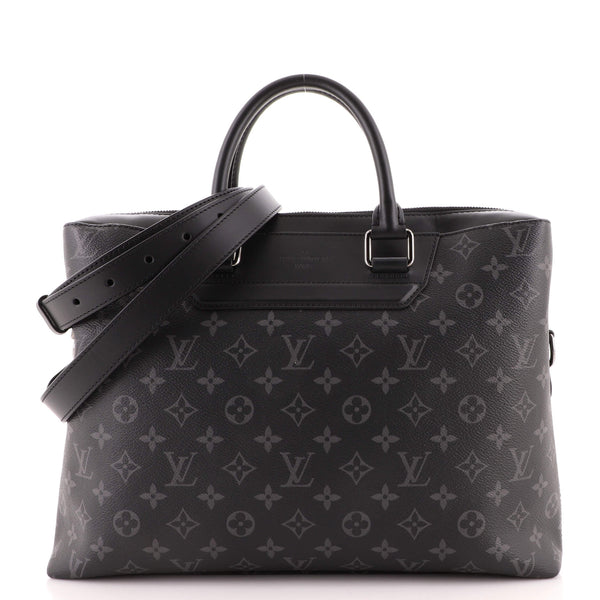 Louis Vuitton Men's Black Canvas Odyssey Briefcase Monogram