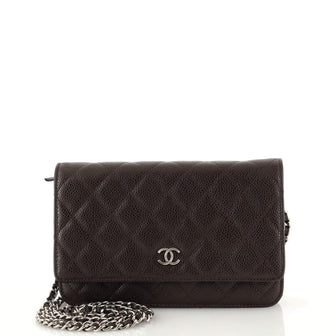 Chanel Wallet on Chain Quilted Caviar