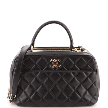 Chanel Trendy CC Bowling Bag Quilted Lambskin Medium