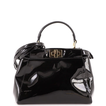 Fendi Peekaboo Bag Patent Mini