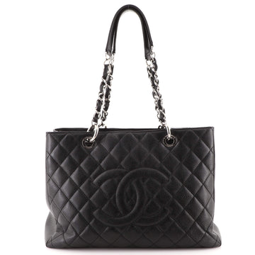 Chanel Grand Shopping Tote Quilted Caviar